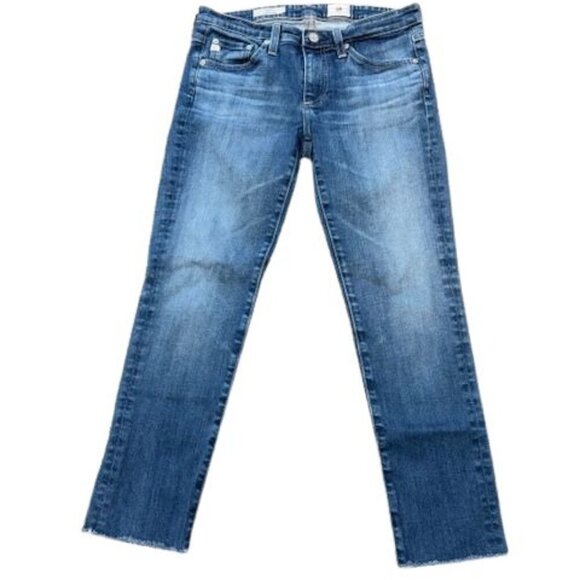 Adriano Goldschmied Cigarette Ankle Denim Jeans in Pasadena Blue – Size 26 - Picture 2 of 8